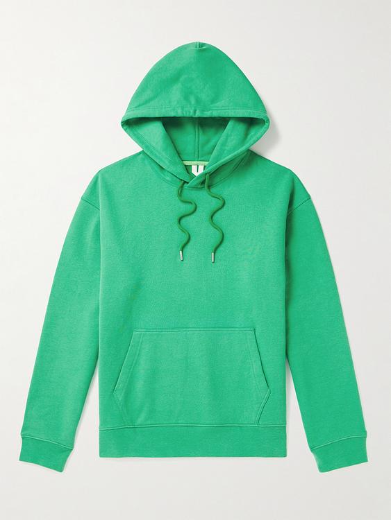 Teal hooded sweatshirt from Arket