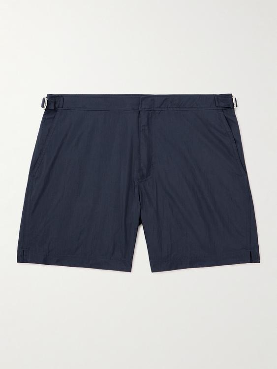 Dark blue swim shorts from Incotex