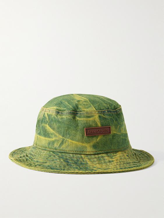 Print green hat from Acne Studios