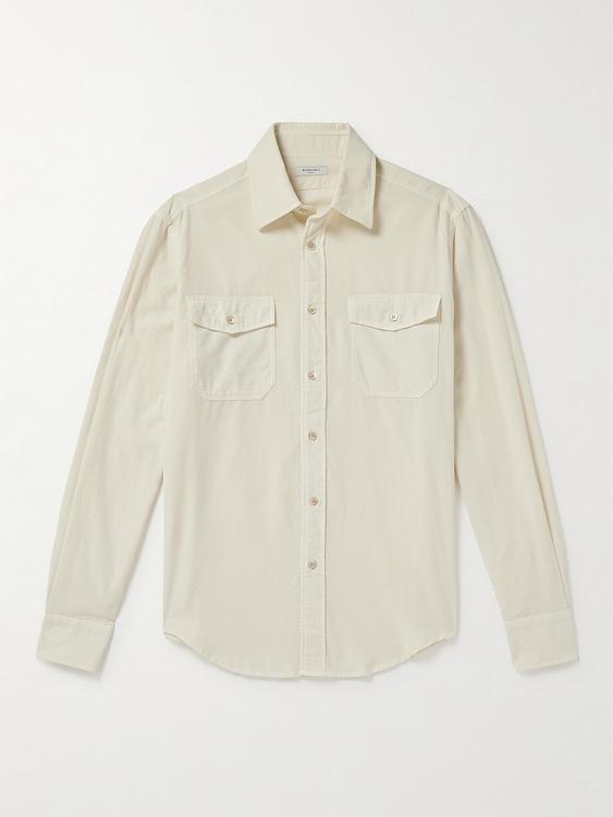 Beige casual shirt from Boglioli