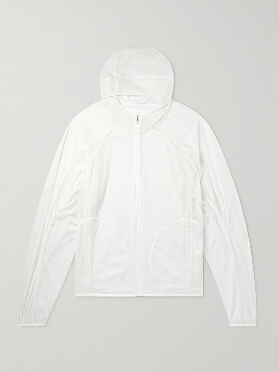 White hooded sweatshirt from Post Archive Faction