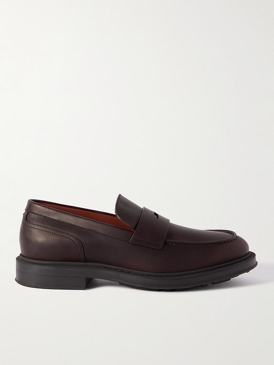 Dark brown loafers from Loro Piana