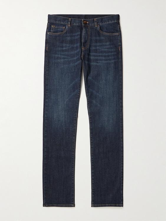 Dark blue jeans from Canali