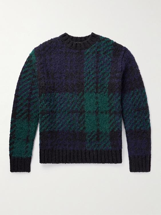Dark blue sweater from Sacai