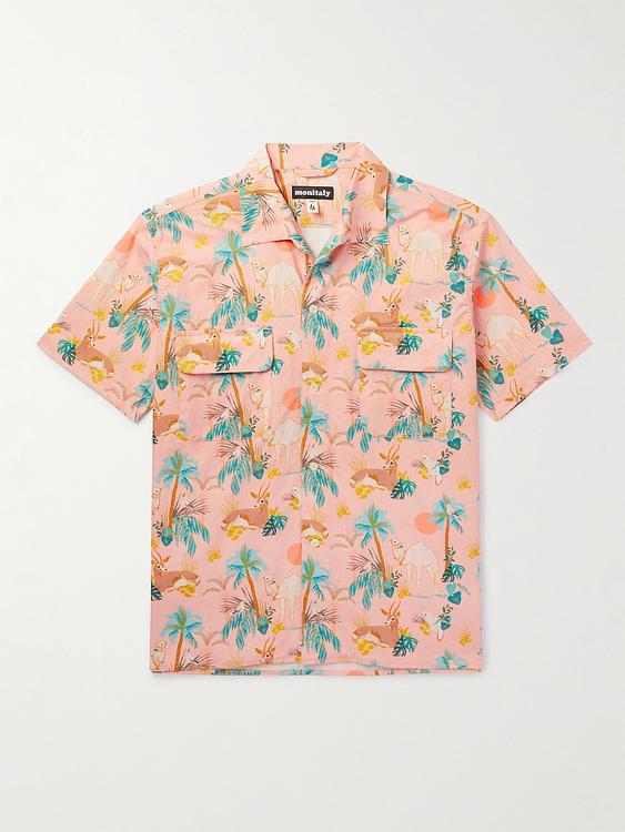 Peach short sleeve shirt from Monitaly