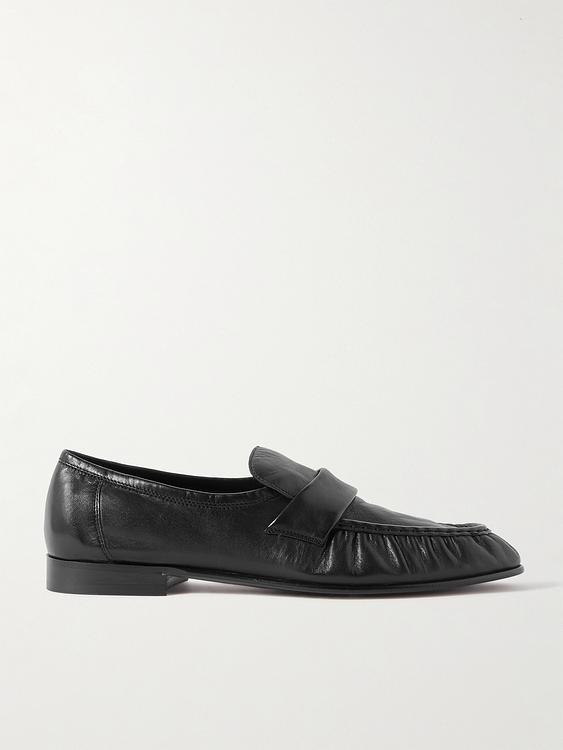 Dark grey loafers from The Row