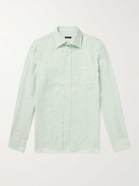 Light green casual shirt from Rubinacci