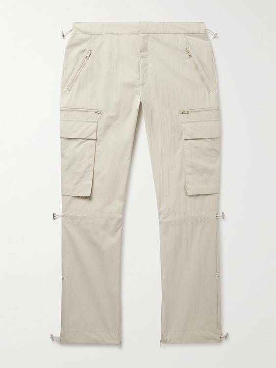 White cargo trousers from Saif Ud Deen