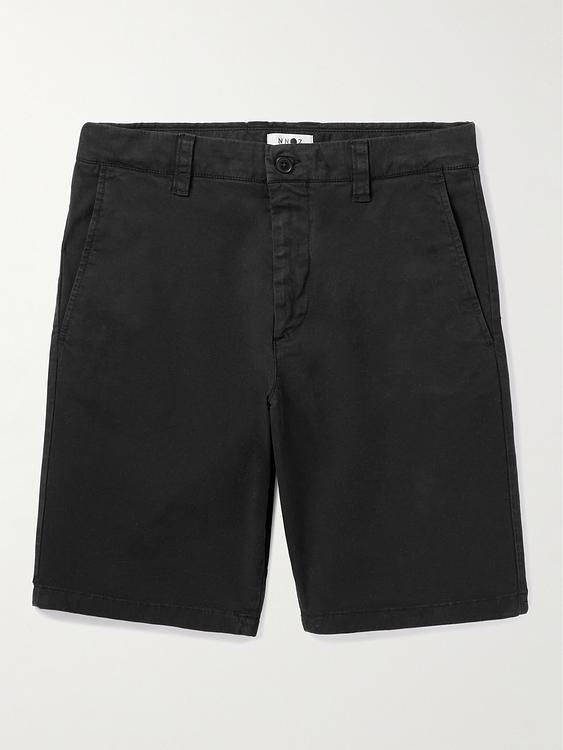 Black chino shorts from NN07