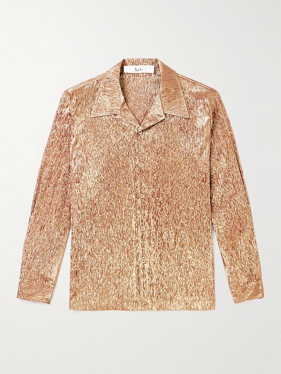 Taupe casual shirt from Séfr