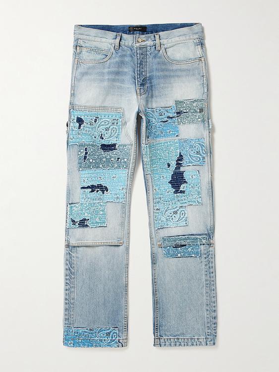 Blue distressed jeans from Amiri