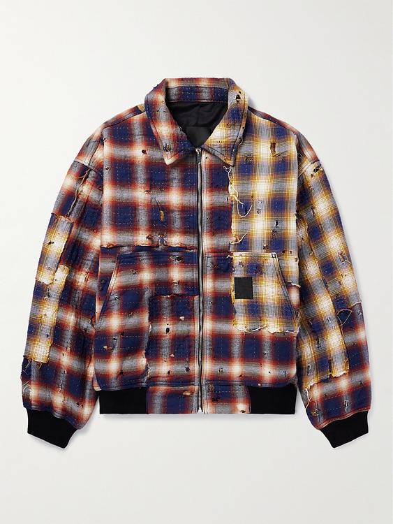 Checkered multicolor bomber jacket from Givenchy