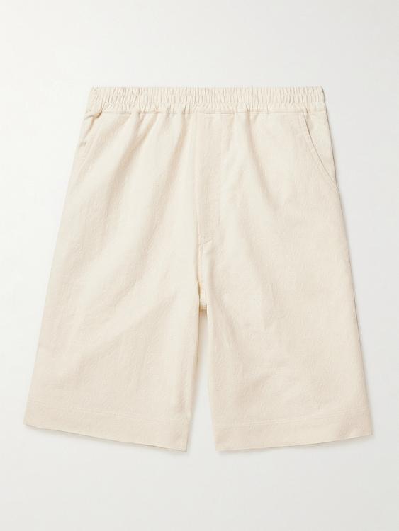 White chino shorts from Merely Made