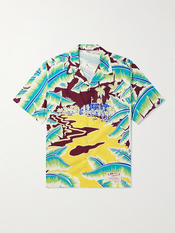 Multicolor short sleeve shirt from Valentino Garavani