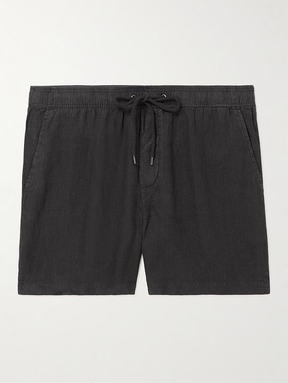 Dark grey drawstring shorts from James Perse