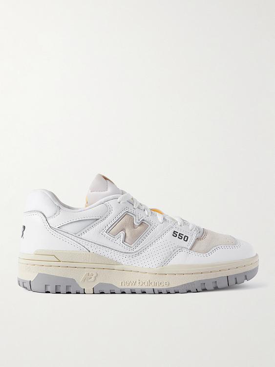 White sneakers from New Balance