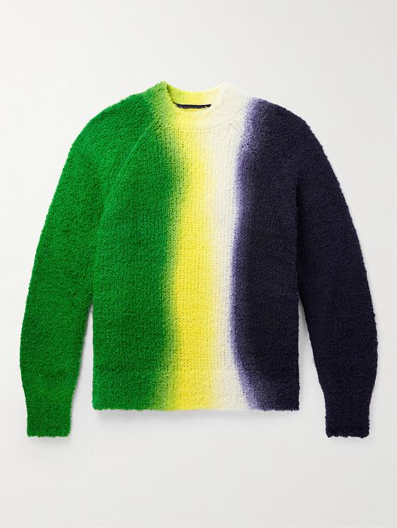 Multicolor sweater from Sacai