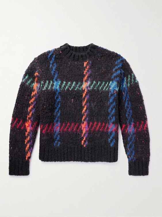 Black sweater from Sacai