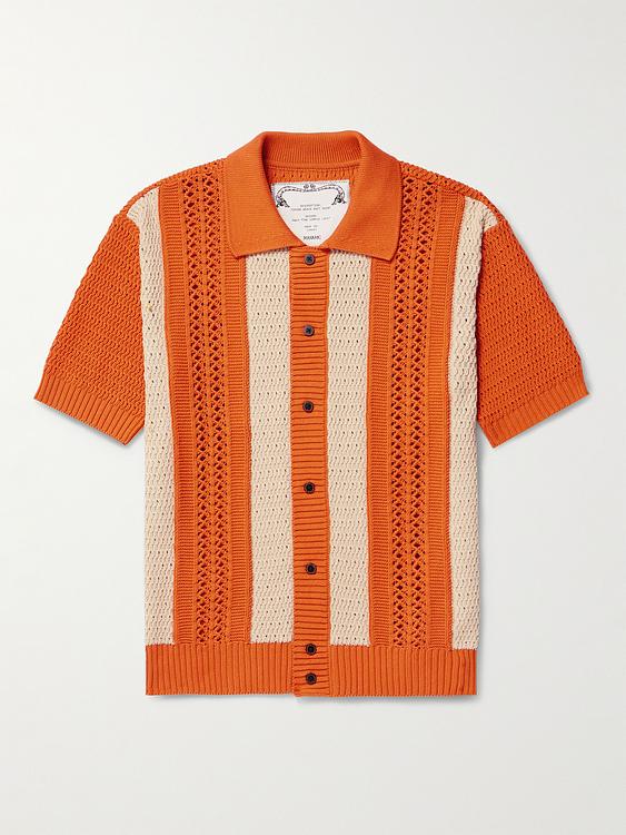 Orange short sleeve shirt from Manaaki