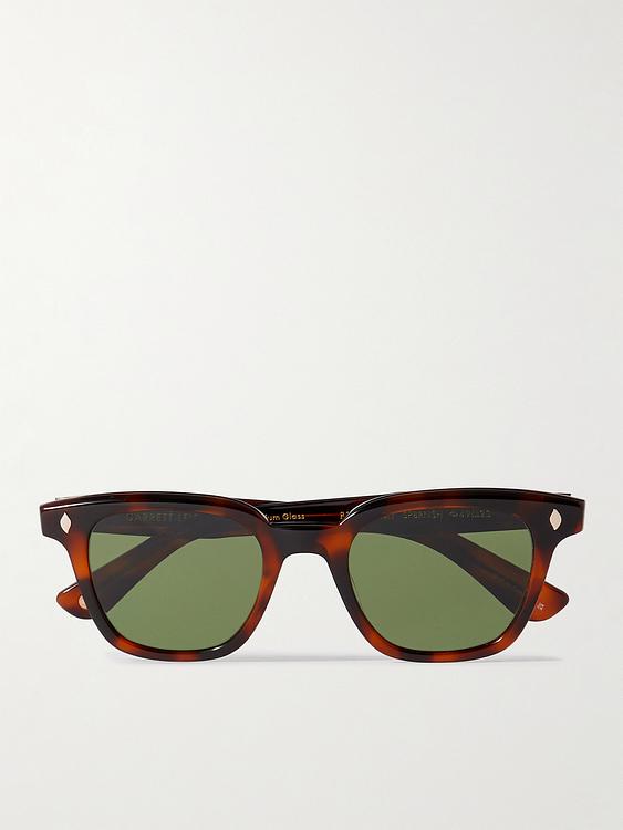 Dark brown d-frame sunglasses from Garrett Leight California Optical