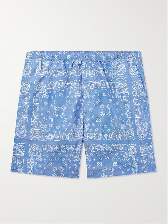 Blue swim shorts from C.P. Company