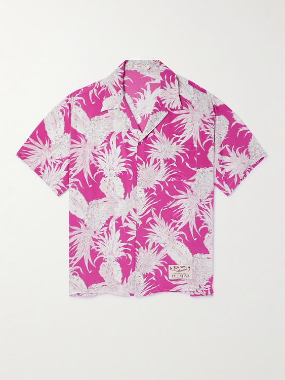 Light pink short sleeve shirt from Valentino Garavani