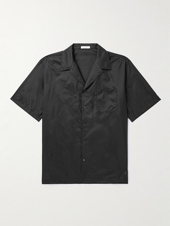 Black short sleeve shirt from Valentino Garavani