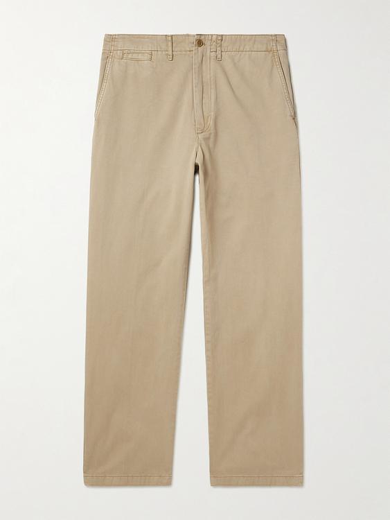Taupe casual trousers from Alex Mill
