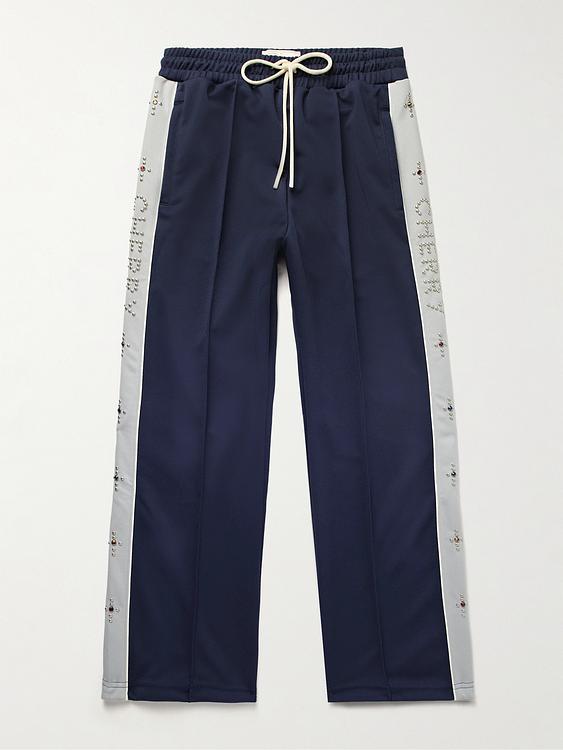 Dark blue casual trousers from Cherry Los Angeles