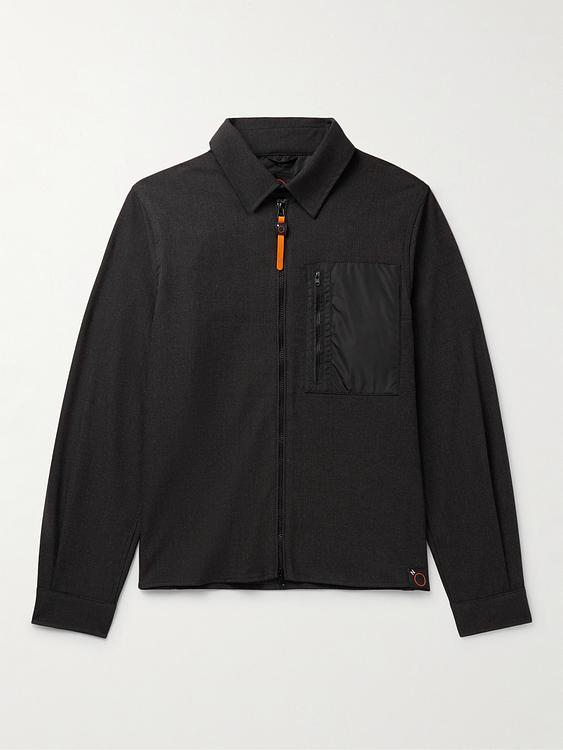 Black casual jacket from Aspesi