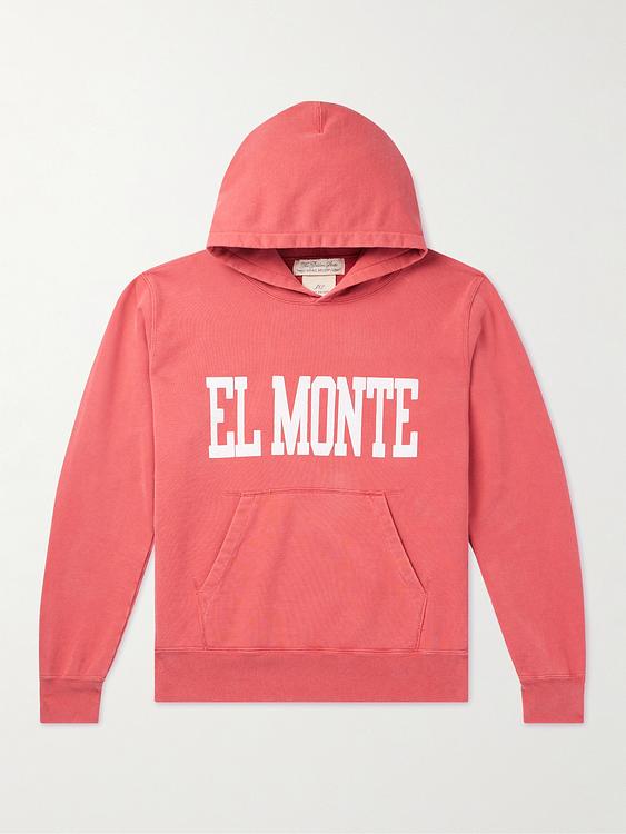 Print red hooded sweatshirt from Remi Relief
