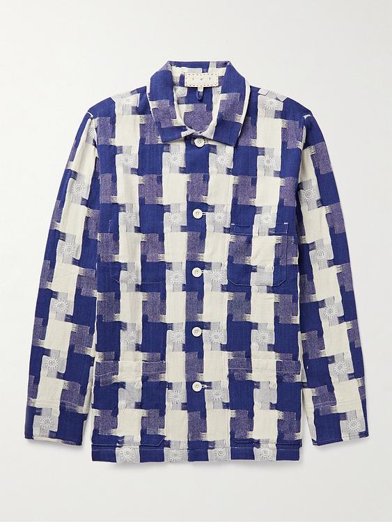 Checkered dark blue casual jacket from Smr Days