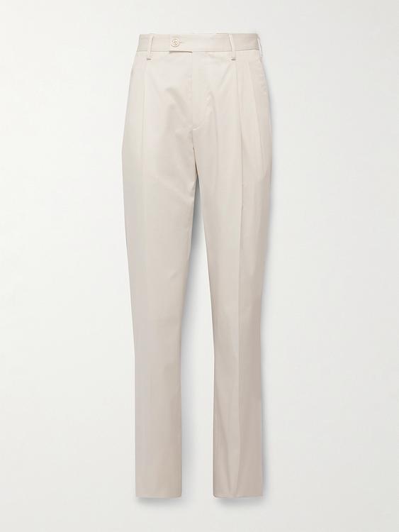 Beige chinos from Purdey