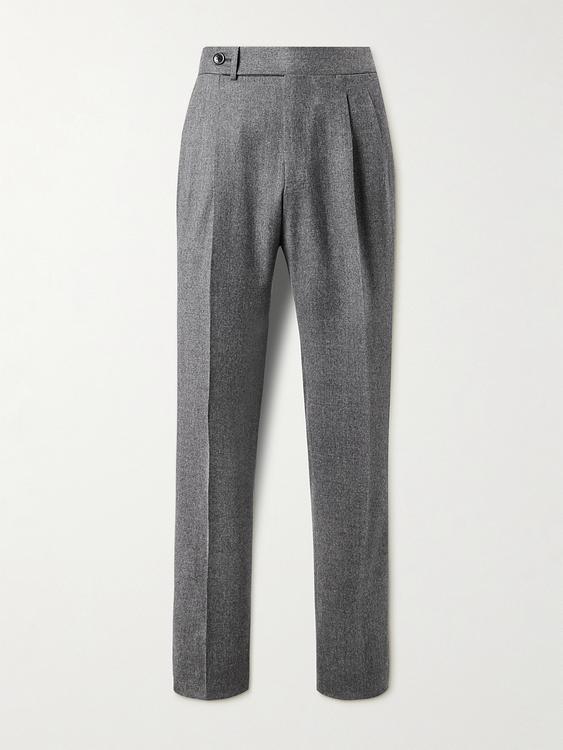 Dark grey formal trousers from Purdey