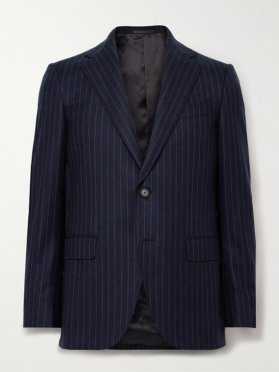 Dark blue tuxedo jacket from Caruso
