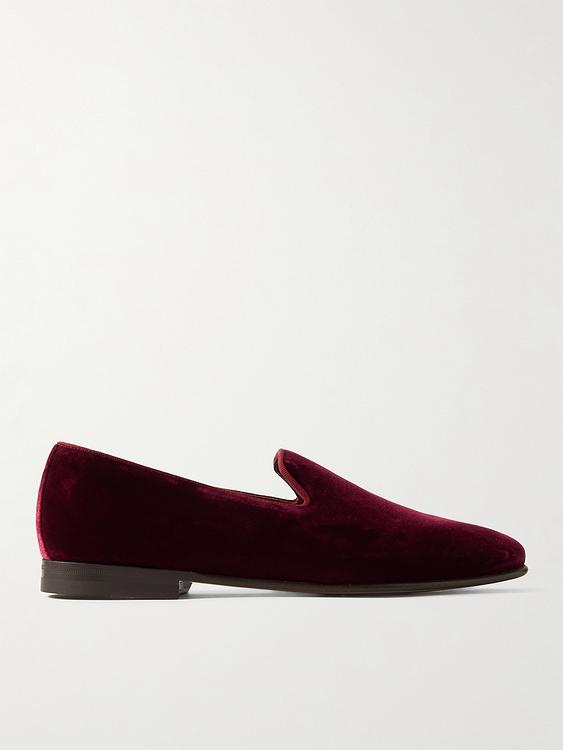Dark brown loafers from Manolo Blahnik