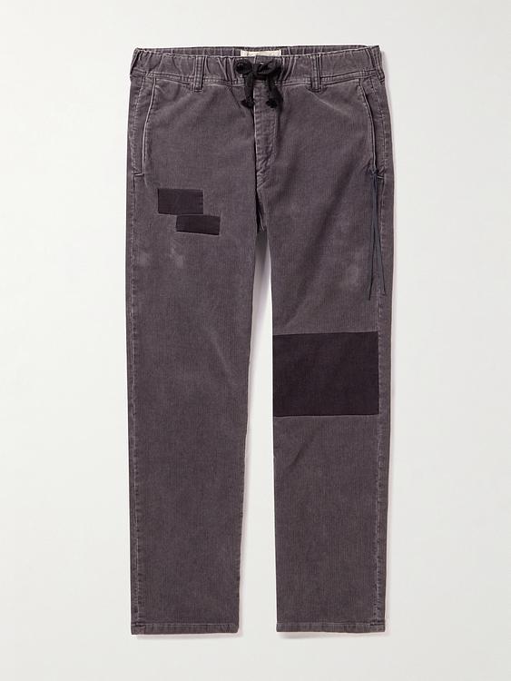 Dark brown drawstring trousers from Remi Relief