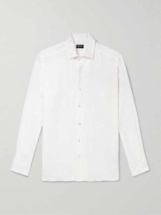White casual shirt from Zegna