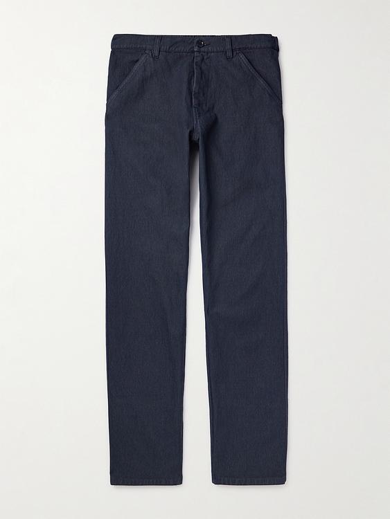 Dark blue chinos from Aspesi