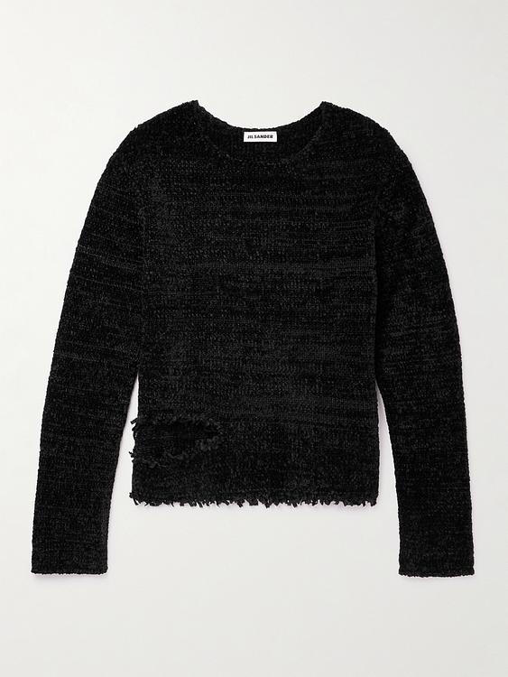 Black sweater from Jil Sander