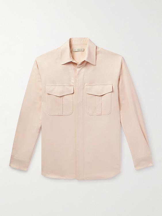 Beige casual shirt from Umit Benan B+