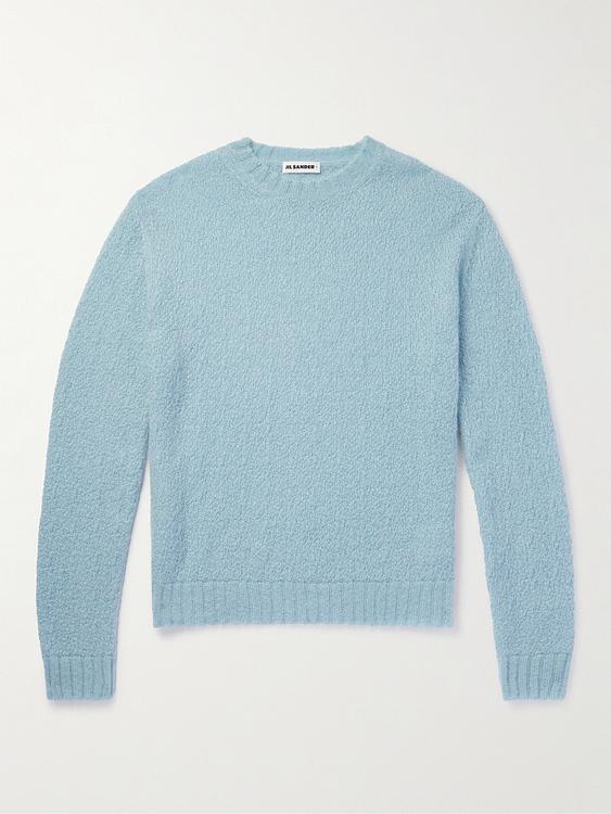 Light blue sweater from Jil Sander