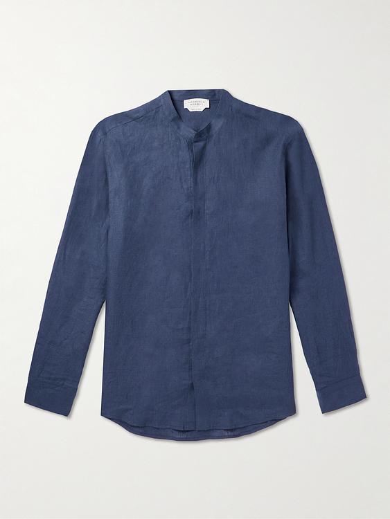 Dark blue casual shirt from Gabriela Hearst