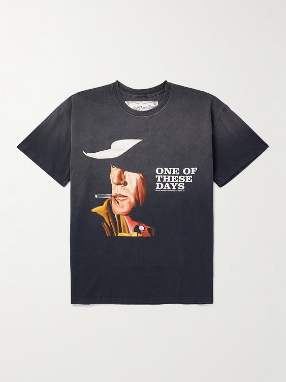 Print black t-shirt from One Of These Days