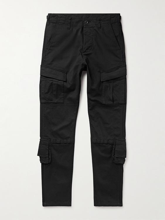 Black cargo trousers from John Elliott