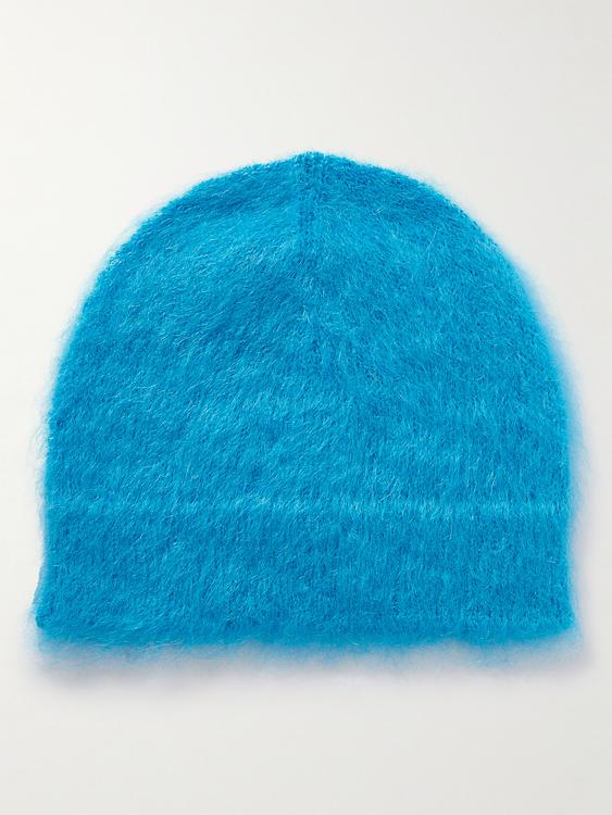 Blue beanie from Jil Sander