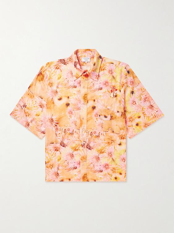Light pink short sleeve shirt from Collina Strada