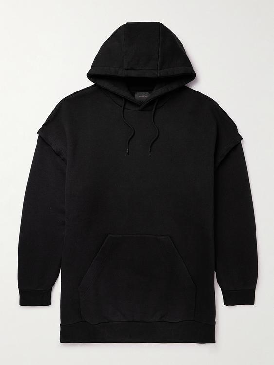 Black hooded sweatshirt from Simone Rocha