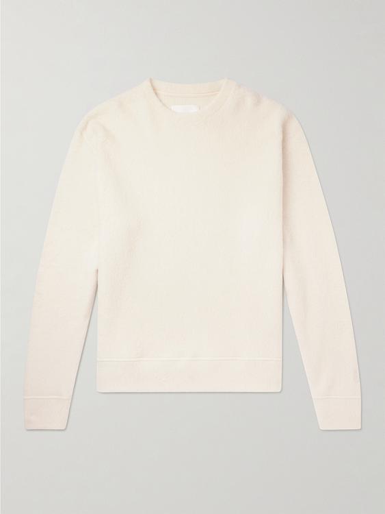 White sweater from Jil Sander