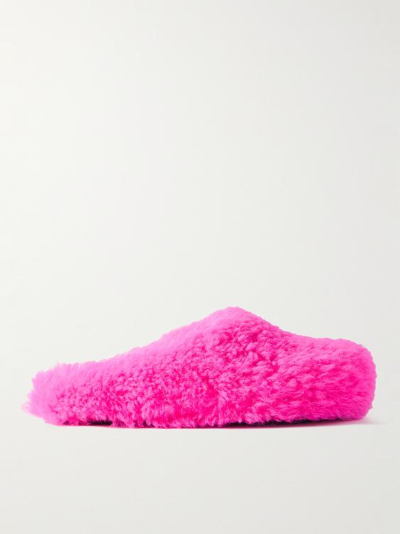Pink slippers from Marni